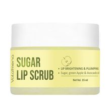 Volamena Lip Scrub With Sugar, Green Apple Extract & Avocado Oil