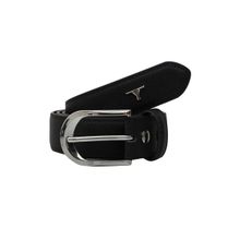 Bulchee Mens Genuine Leather Belt-casual Black