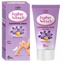 VI-JOHN Feather Touch Hair Removal Cream Honey & Saffron (Tube)