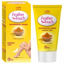 VI-JOHN Feather Touch Hair Removal Cream Haldi & Chandan (Tube)