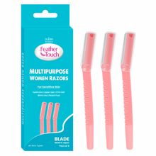 VI-JOHN Feather Touch Multipurpose Women Razors For All Skin - Pack Of 3