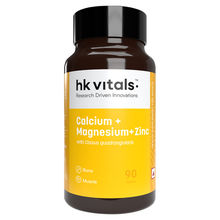 HealthKart HK Vitals Calcium, Magnesium, and Zinc Tablets with Vitamin D3, For Bone & Joint Health