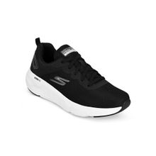 SKECHERS Mens GO RUN ELEVATE Black White Running Shoes