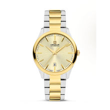 HANOWA Simmen Yellow Gold Dial Analog Unisex Watch - HAWUH0001760 (M)