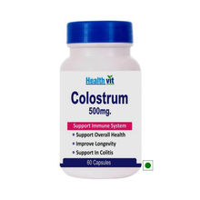 HealthVit Colostrum 500mg 60 Capsules