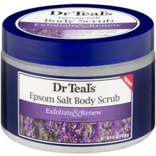 Dr Teal's Epsom Salt Body Scrub Exfoliate And Renew With Lavender