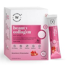 Wellbeing Nutrition Beauty Korean Marine Collagen - Strawberry Watermelon (Pack Of 6)
