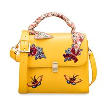 Gioia Srina Top Handle Yellow Handbag with Detachable Strap (Set of 2)