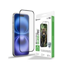 GRIPP Dust Proof 3D Tempered Glass Screen Protector for Iphone 16 Plus