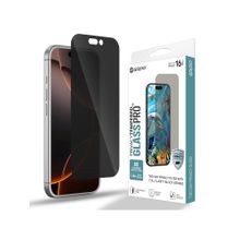 GRIPP Privacy Tempered Glass Screen Protector for Iphone 16 Pro - Black