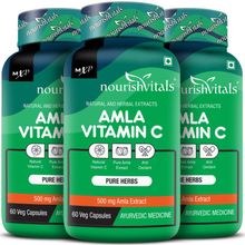 Nourish Vitals Amla Vitamin C Capsules With 500mg Amla Extract