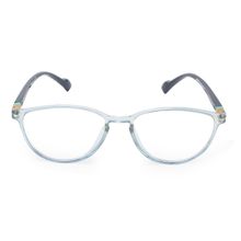 VAST Unisex Women Round Cateye Anti Glare UV Protection Full Frame Spectacles-(Zero Power) (7921)