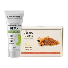 Salon In A Box Facial Care Combo - Anti - Acne Facial Kit + Avocado & Fruit Aha De-Tan Cream