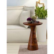 Metalsmith Elegant Brown Wooden Side Table (Standard)