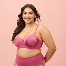 Nykd By Nykaa Infinity Edge Super Support Non Padded Wired Full Coverage Bra NYB150 Rose