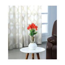Fourwalls Artificial Beautiful Decorations Habicius Flower Bunches (48 cm Tall, Red)