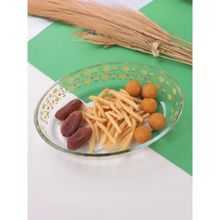 The Better Home Borosilicate Printed Bake Dish Oval