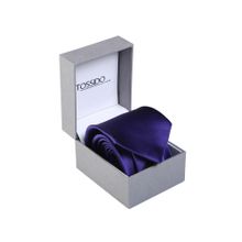 Tossido Purple Solid Classic Micro Fiber Necktie