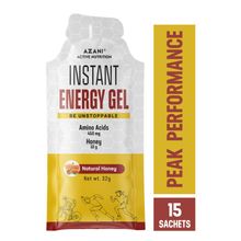 Azani Active Nutrition Energy Gel - Honey Based (Pack Of 3)