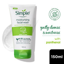 Simple Kind To Skin Moisturising Facial Wash, Reduces Dryness with Panthenol for Dry Skin