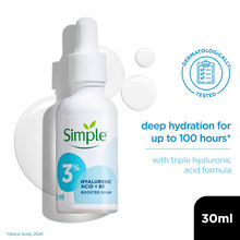 Simple 3% Hyaluronic Acid Serum with Vitamin B5 for Deep Hydration