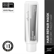 iluvia Hair Repair Mask, For Dry, Damaged Hair, Hydrophobic Humidity-Resistant Mask, Combats Frizz