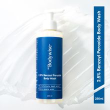 Be Bodywise 2.5% Benzoyl Peroxide Body Wash Treats Stubborn Back Acne