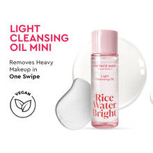 The Face Shop Rice Water Bright Light Cleansing Oil, Makeup Remover On Heavy Makeup & Impurities