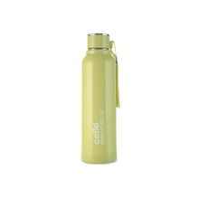 CELLO Puro Steel-X Benz 900 Water Bottle with Inner Steel and Outer Plastic, 730 Ml, Green