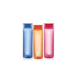 CELLO H2O Water Bottles 1000Ml Each-Multicolour (Pack of 3)