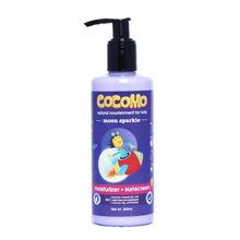 Cocomo Natural Kids Moisturizer+Sunscreen- Aloe Vera & Calendula- Spf 15 - Moon Sparkle (Age 4+)