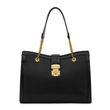 MIRAGGIO Black Selena Tote Bag