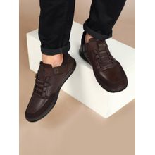 BUCKAROO Waldo Premium Vegan Leather Brown Casual Shoes For Men