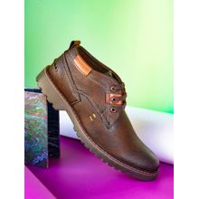 BUCKAROO Delmar Premium Vegan Leather Tan Casual Shoes For Men