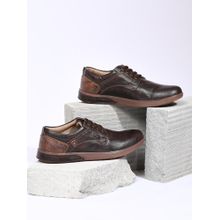 BUCKAROO CLARETA crumbald Leather Casual Shoes Brown