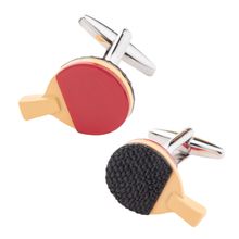 The Tie Hub Table Tennis Racket Cufflinks