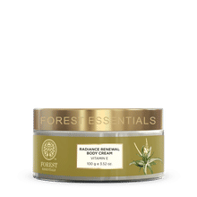 Forest Essentials Radiance Renewal Body Cream with Vitamin E - For Dry Skin Repair