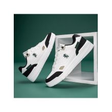 Red Tape Men Colorblocked Black Lifestyle Sneakers