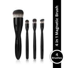 PAC 4-IN-1 Magnetic Makeup Brush - Innovative Compact Handle, Travel Friendly, High Quality Bristles