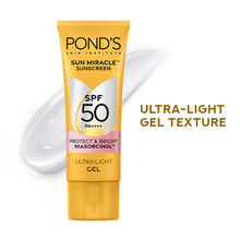 POND’S Sun Miracle SPF 50 PA+++ Crème Gel Sunscreen - Protect & Bright, With Niacinamide
