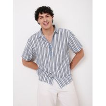 BLNK Blue Vertical Strip Shirt