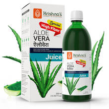 Krishna's Herbal & Ayurveda Premium Aloe Vera High Fiber
