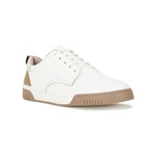 Red Label Men White Lace-Up Sneakers