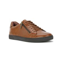 Red Label Men Brown Lace-Up Sneakers