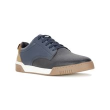 Red Label Men Navy Blue Lace-Up Sneakers