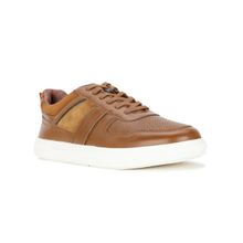 Red Label Men Tan Lace-Up Sneakers