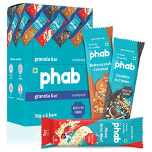 Phab Variety Pack Granola Bars (Pack of 12)