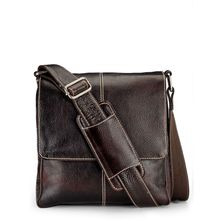Teakwood Unisex Brown Genuine Leather Messenger Bag
