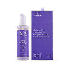 FAB OILS Body Massage Body Oil with Tingflower & Blue Lotus