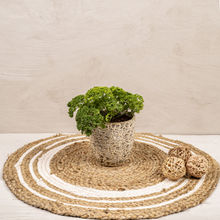 The 7 DeKor Brown Textured Planter Small